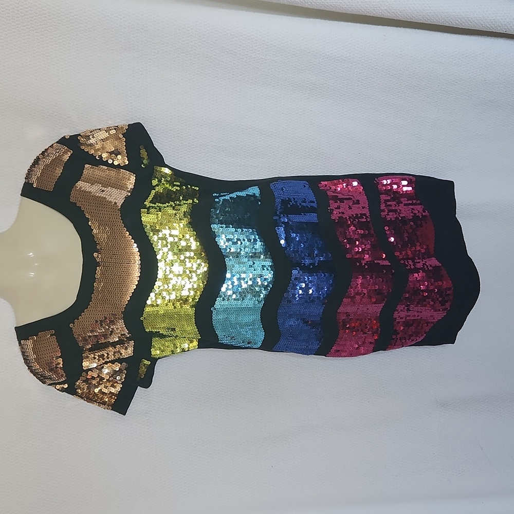 Sequin Sweater Dress